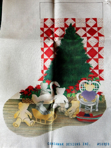 Candamar xmas stocking cross - xmas,