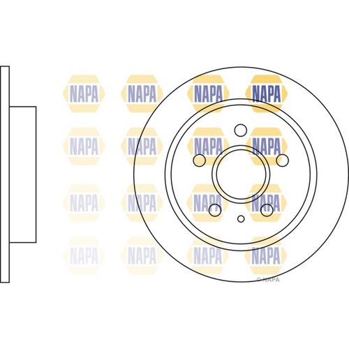Brake discs solid for saab - discs,
