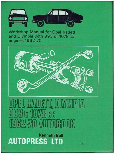 Opel kadett olympia - opel,