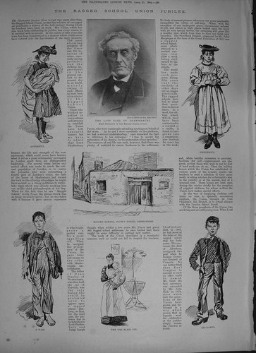 Old antique print - old, 1894