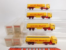 4X Wiking H0 1:87 24 782 Tanker Truck Ford Shell M 2000 Mint Box #CY725-0.5