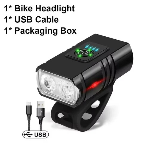 Led mountain bike light - led, usb