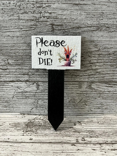 Plant pot slate markers - plant,