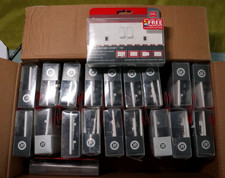 20 X MK Avant Double Switched Socket 13A Cream Finish