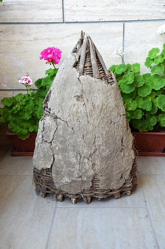 Antique traditional bee skep - traditional,