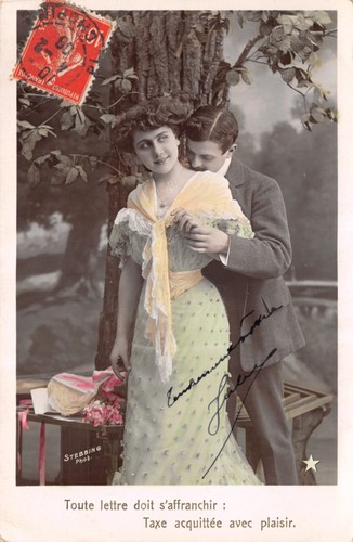 World war romatic postcard - 1,