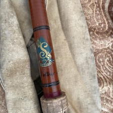 Vintage Split Cane Fly Fishing Rod – H.S & S Ltd Sheffield – Bamboo –Collectible