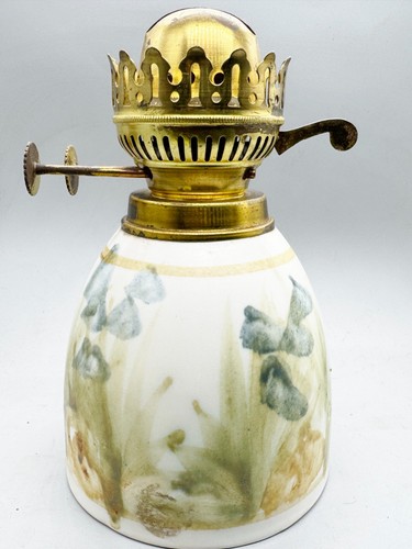 Vintage brass oil lamp - vintage, burner