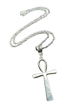 Large Ankh Pendant 18" Chain