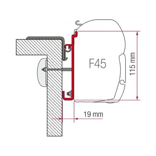 Fiamma adapter brackets fiat - brackets,