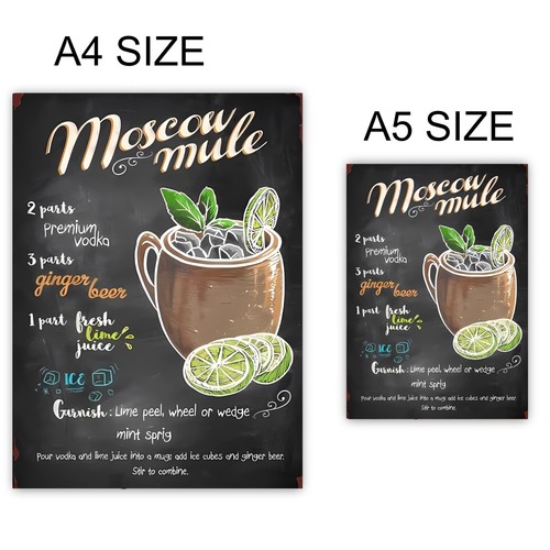Metal aluminium sign - metal,