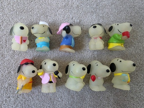 Lot vintage snoopy glow - of, 10