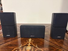 Unused Bose Acoutimass cube speakers. Boxed