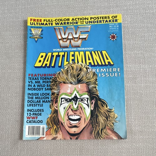 Wwf battlemania premiere issue - premiere,
