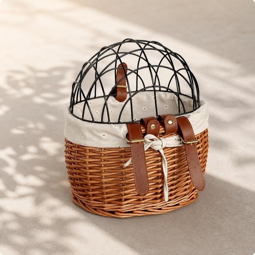 Pet bike basket - basket, with