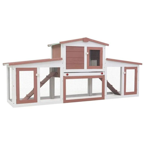 Outdoor large rabbit hutch - large,