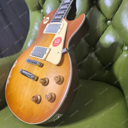 Aged solid electric guitar - aged,