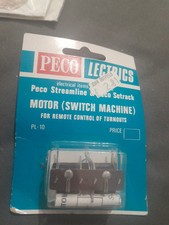 PECO PL10 TURNOUT  MOTOR  SEALED IN PACK OO SCALE