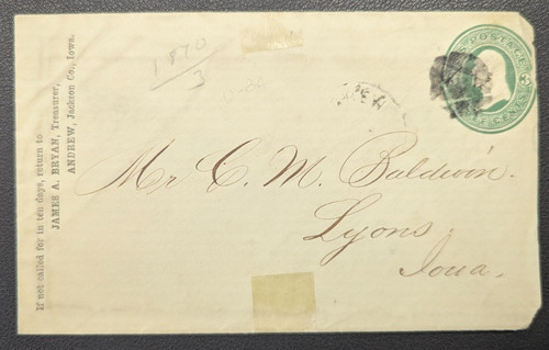 19th century iowa - 19th, postal