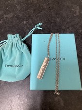 Tiffany Bar Necklace 16, Inch