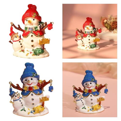 Christmas snowman trinket box - snowman,