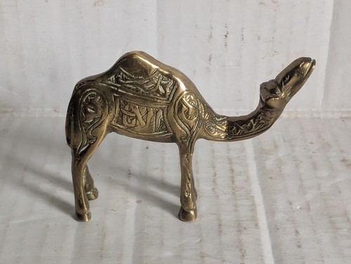 Vintage brass dromedary camel - vintage,