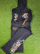 Women's black Ed hardy