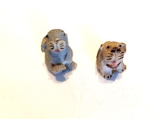 X 2 Vintage Miniature