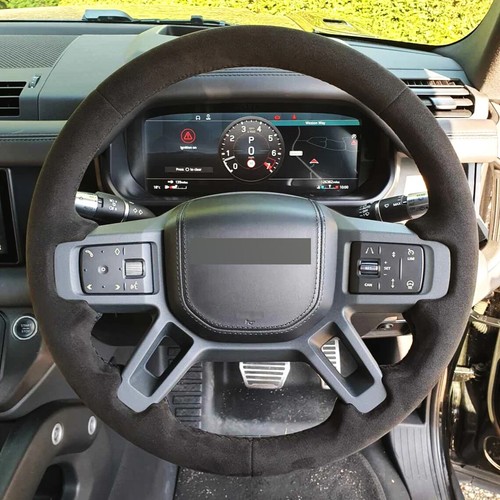 Alcantara steering wheel cover - wheel,