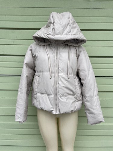 New zara beige faux leather - zara,
