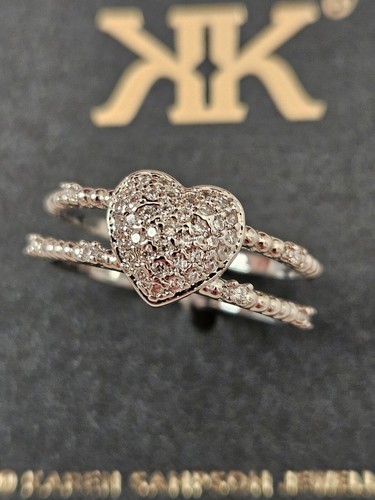 Ladies ring silver with
