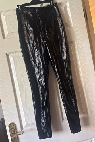 Asos women black shiny - women's, faux