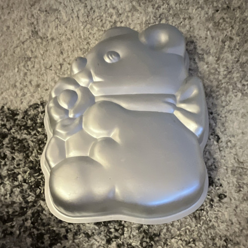 Silver bear character shaped - bear,