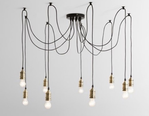 Brass starkey chandelier - brass,