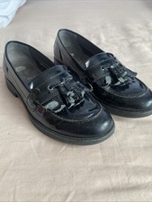 School Shoes Girls Geox Size 35 Black Leather