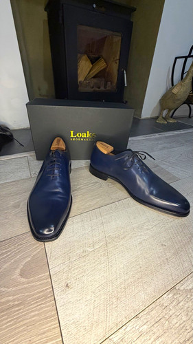 Loake men blue leather - men's,
