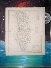 Antique (c. 1850) map - Sussex - Tallis - Dugdale's England & Wales