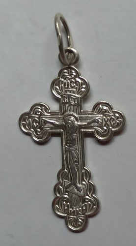 Russian orthodox cross pendant - orthodox,