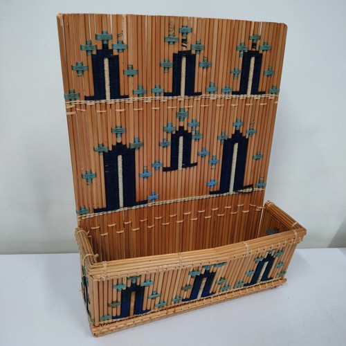 Vintage cane rattan wall - cane,