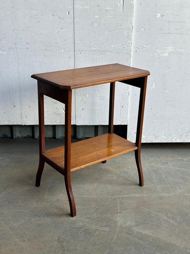 Edwardian walnut side - an,