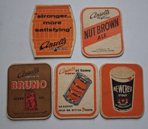 Vintage 50s ansells brewery - vintage,