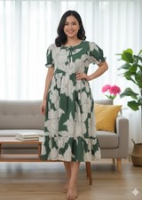 Indian Style Gown/ Kurta/ Frock Dress for Women Party Wear Size- M to 2XL