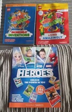 3 X Sainsbury's Complete Card Collections. 2 Lego 1 Heroes 