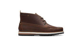 Clarks - Mens Durston Mid  Beeswax LeX Shoes Lace-Up Boot- G Fit Authentic