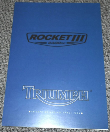Triumph motorcycles range 2004 - triumph,
