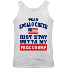Apollo Creed Quote, Rocky III Boxing Film, Vest Top, Regular Fit, White