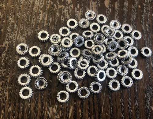 Vintage silver plated - silver, ribbed