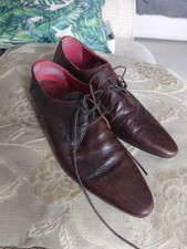 Hell For Leather (Next) Mens Lace Up Pointy Brown Shoes 6.5
