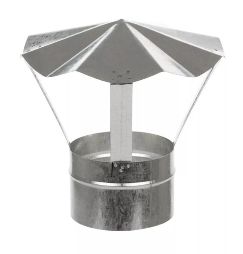 Galvanised steel pipe chimney - galvanised,
