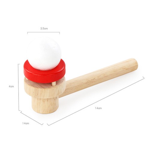 Ball blowing toy wood - toy,